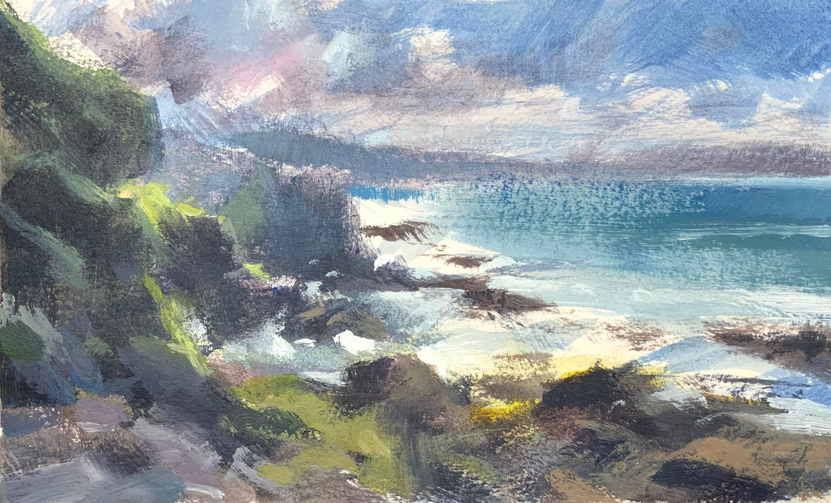 Cliffs And Calm Seas