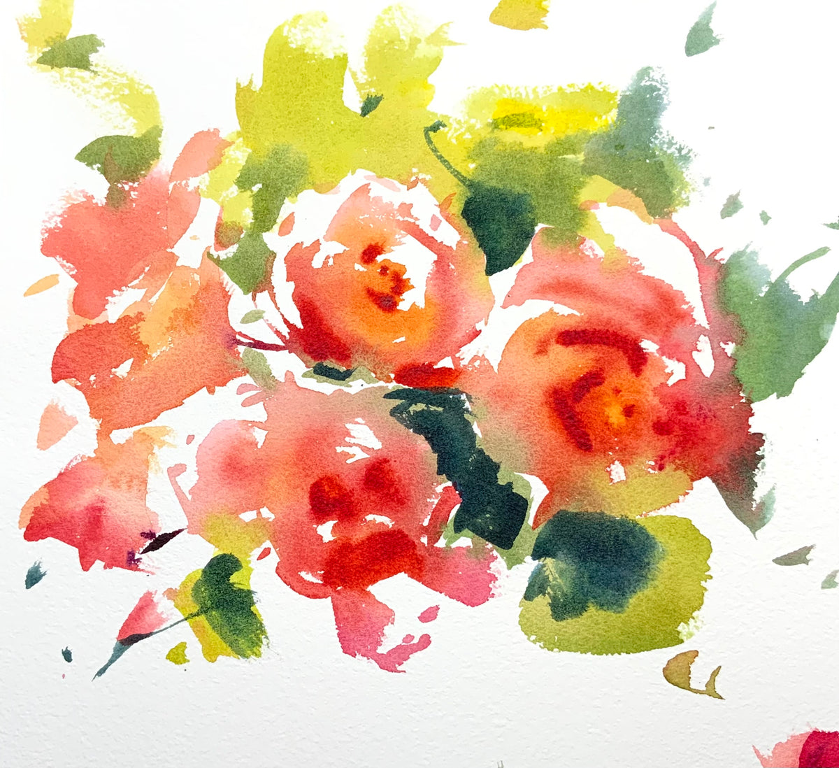 Three Pink Roses