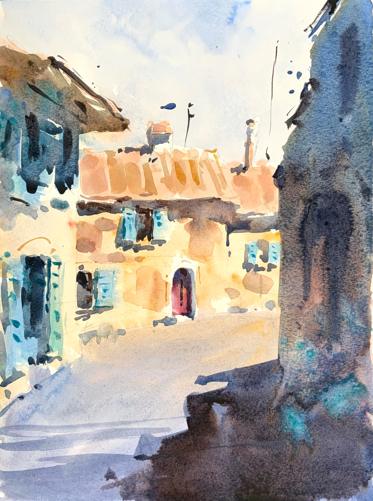 Street With Houses