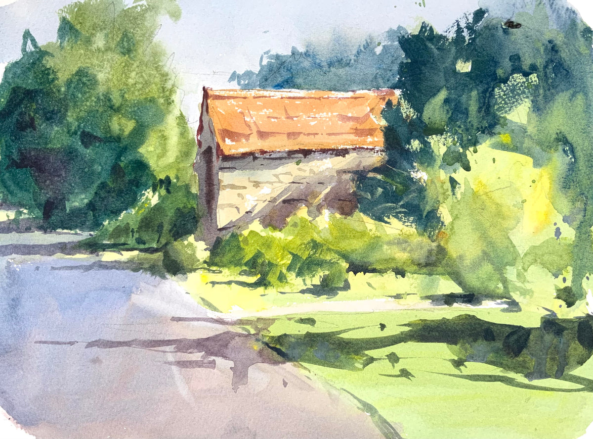Barn &amp; Trees