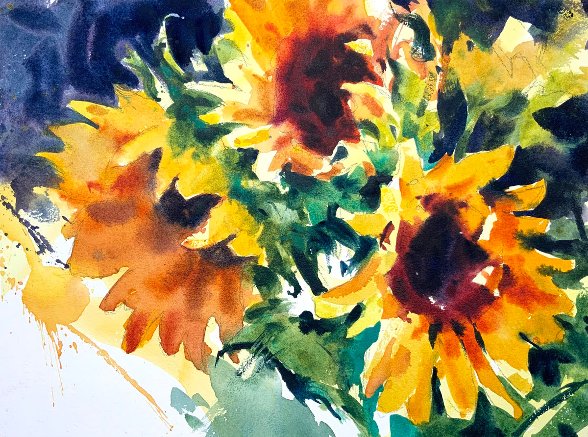 Three Sunflowers
