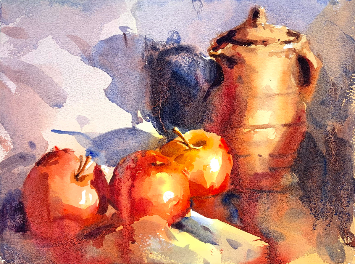 Still Life - Apples With Jug