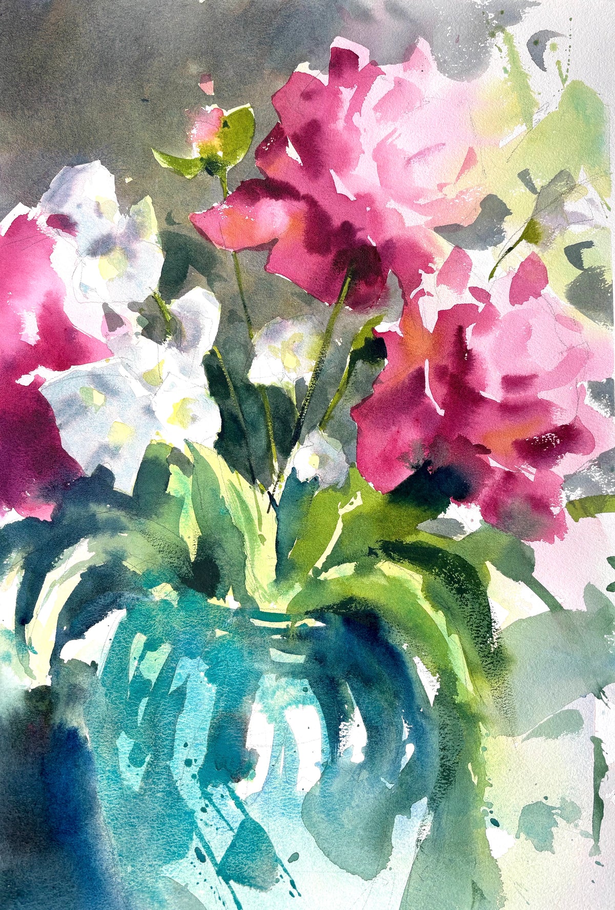 Pink &amp; White Flowers