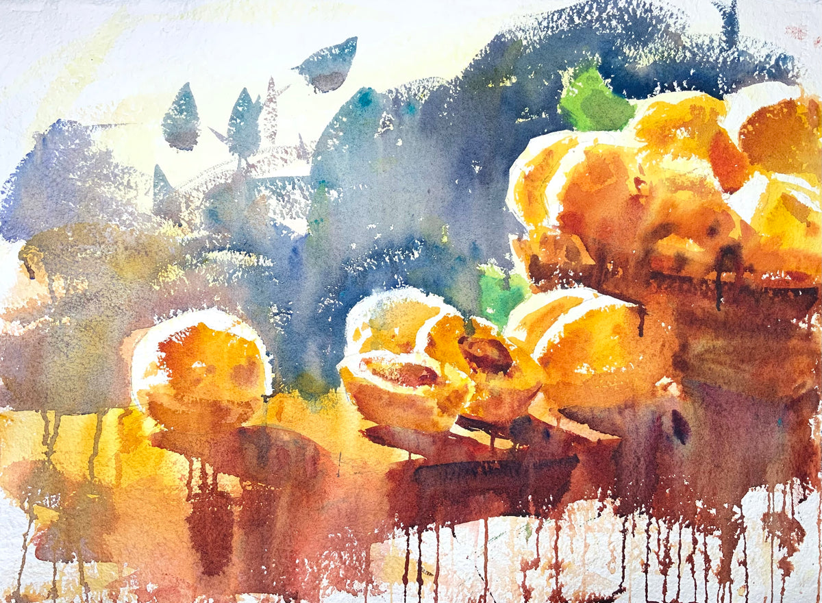 Fruit Still Life- Oranges